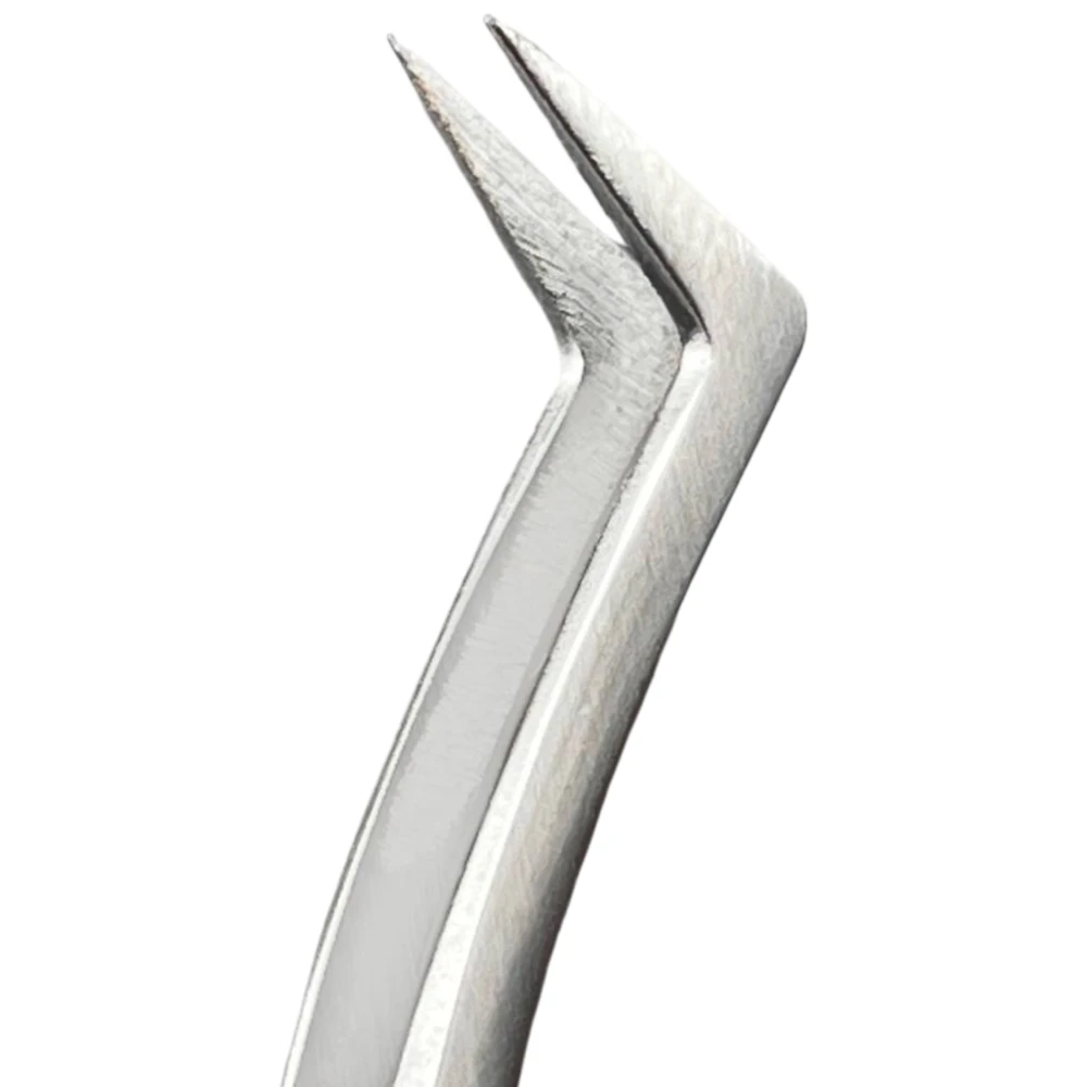 L-shaped eyelash tweezers, T-40/2 by Vilmy