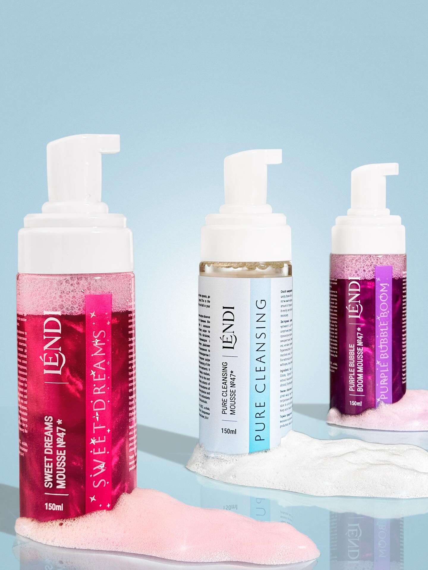 LENDI Pure Cleansing Brow Foam, 150 ml