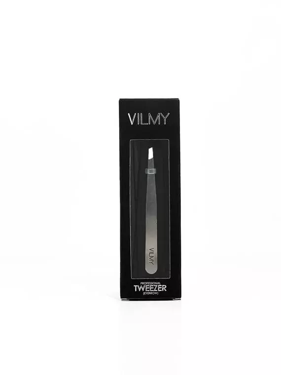 Professional eyebrow tweezers Vilmy SP-angled