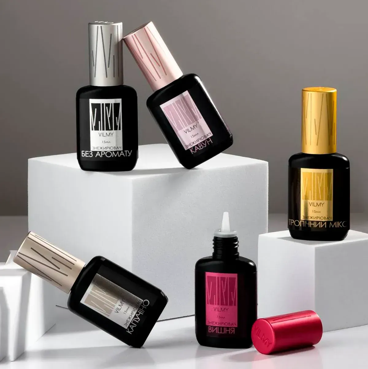 Vilmy Degreaser for eyelashes, Berry Mix, 15 ml